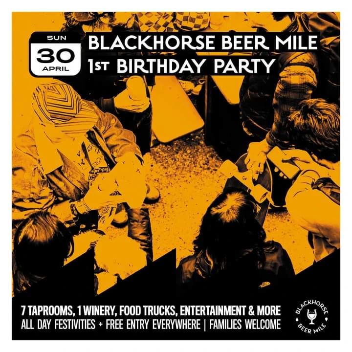 Blackhorse Beer Mile 1st Birthday Party